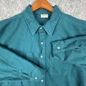 Five Brother Plaid Flannel Shirt Mens 3XL Teal Logger Lumberjack Union USA Made